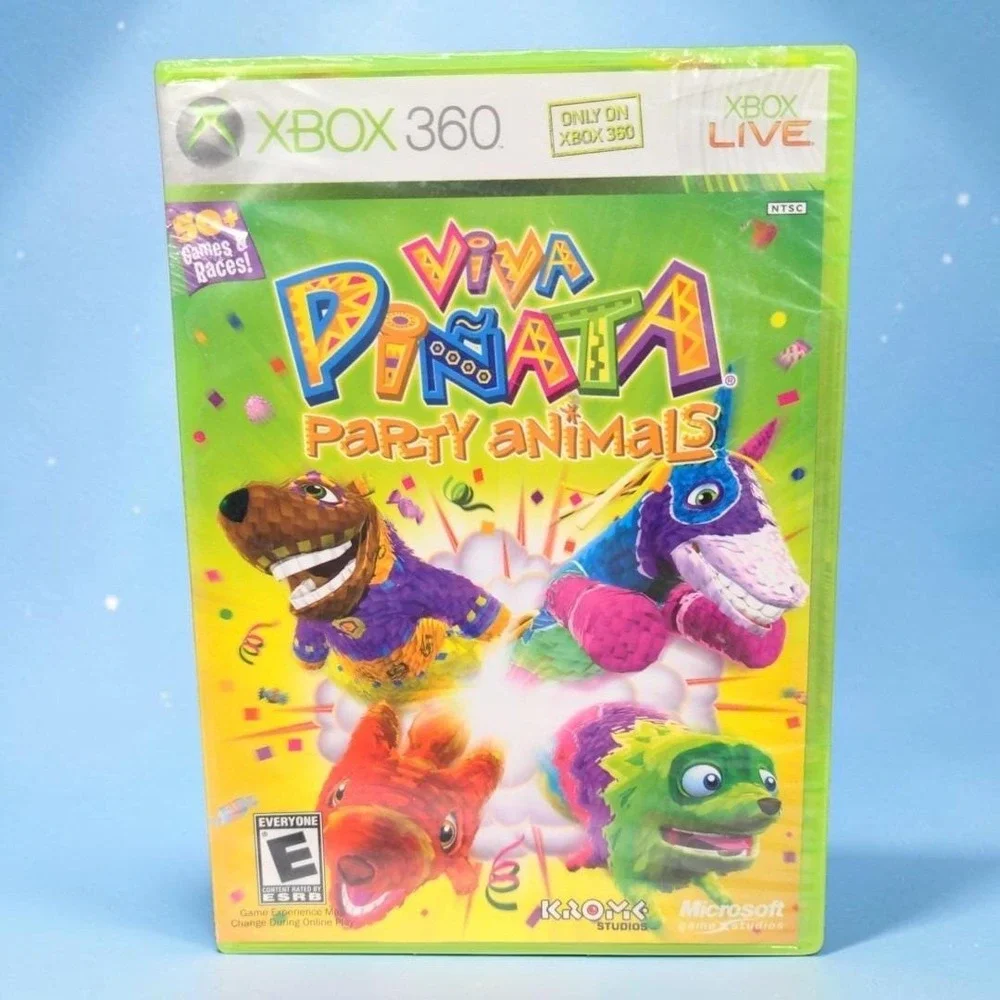 Viva Pinata Party Animal Xbox 360 Video Game Microsoft New Sealed Family Fun VTG